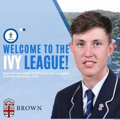 WELCOME TO THE IVY LEAGUE, DAVID!