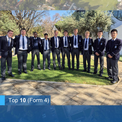 CONGRATULATIONS TO THE TOP 10 IN FORM 1,2 & 4 FOR ACADEMICS